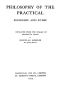 [Gutenberg 54938] • The Philosophy of the Practical: Economic and Ethic